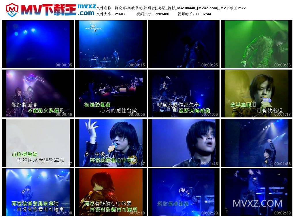 陈晓东-风吹草动(演唱会)_粤语_流行_MA108448